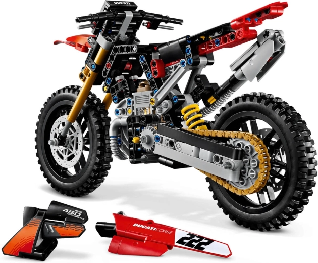Authentischer Ducati-Motocross-Look