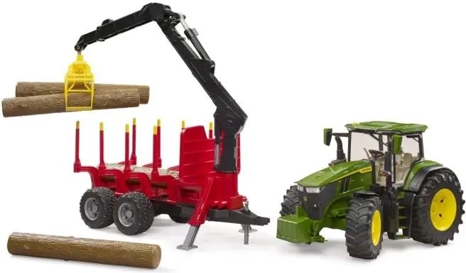Transport von vier Baumstämmen