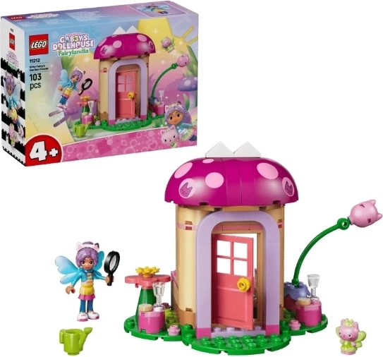 LEGO Gabby’s Dollhouse Feenkätzchen-Gartenhäuschen