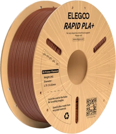 Elegoo Rapid PLA+ Filament braun 1 kg 1,75 mm