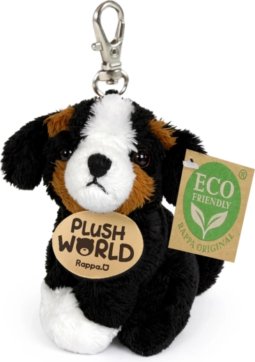Plüsch-Schlüsselanhänger Berner Sennenhund 9 cm Eco-Friendly Plush World