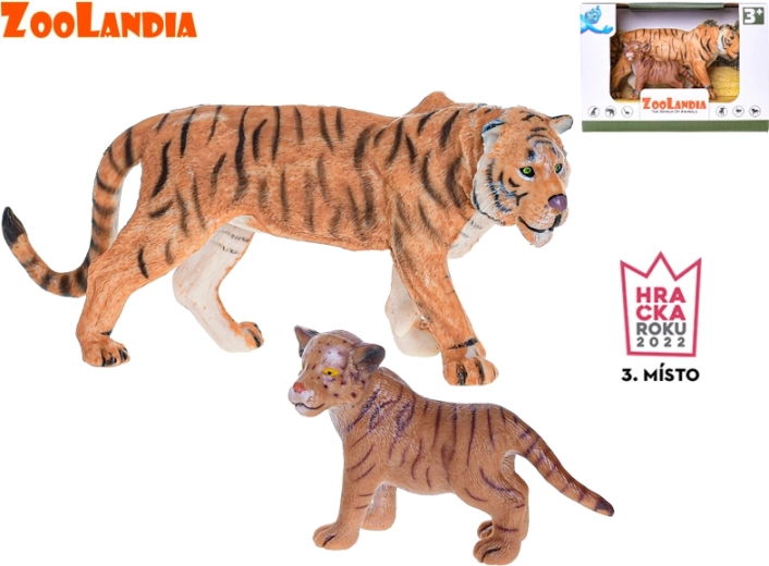 Zoolandia Tigerin mit Jungtier Figuren 7–15 cm