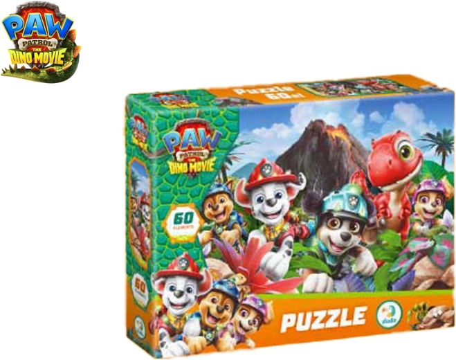 Puzzle Paw Patrol Tlapková patrola: Dino film, 60 Teile (32 × 23 cm)