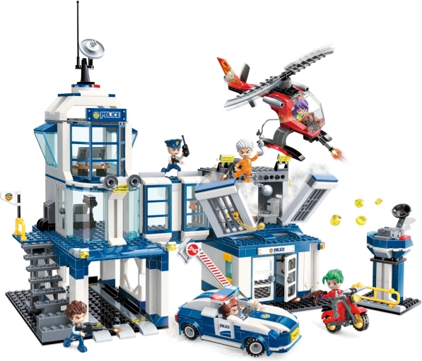 Stadt-Polizei Baukasten - Polizeistation