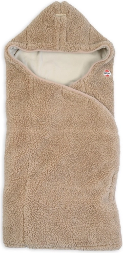 Lodger Einschlagdecke Wrapper Teddy beige