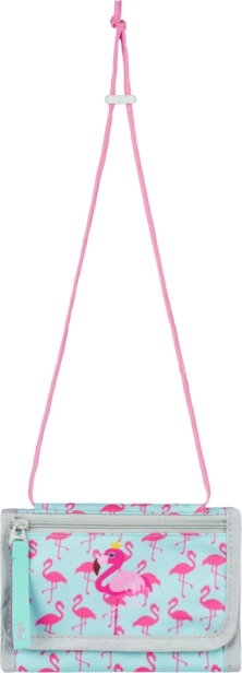 Umhängetasche mit Flamingo-Motiv