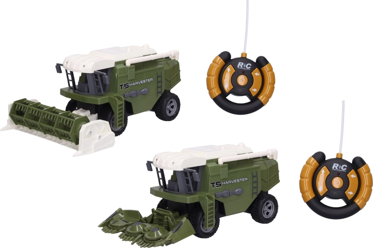 RC-Mähdrescher mit Beleuchtung und USB-Ladefunktion, 24 cm