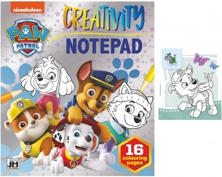Malblock PAW PATROL – 16 Blatt mit Vorlagen