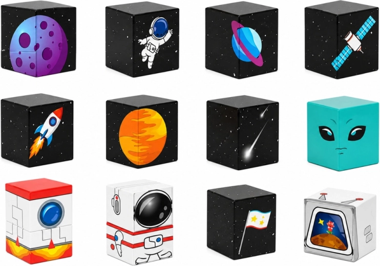 Weltraummotive, die zum Spielen inspirieren