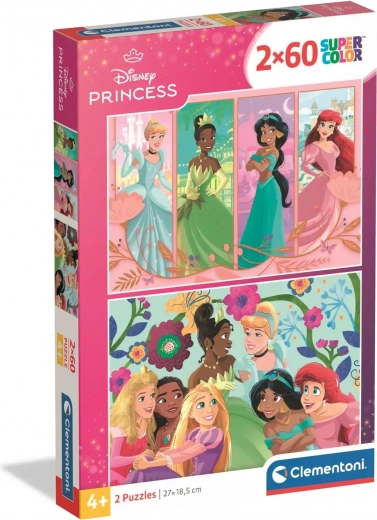 Clementoni Puzzle Disney Prinzessinnen 2×60 Teile
