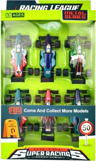 Set Formel-1-Autos (6 Stk.)