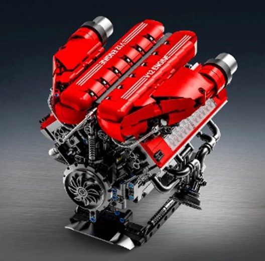 V12-Motorbausatz, 1607 Teile