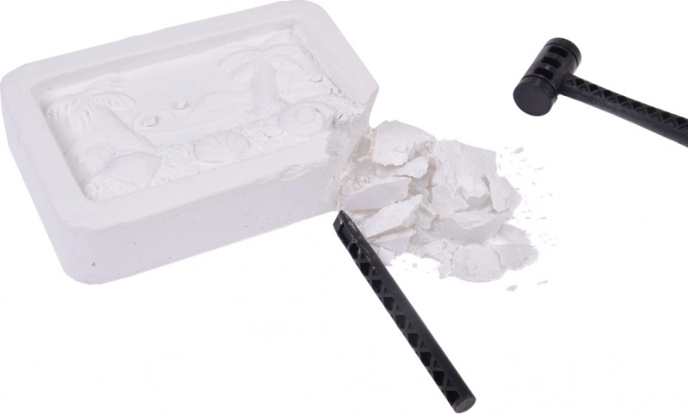 Schrittweises Freilegen des Schatzes