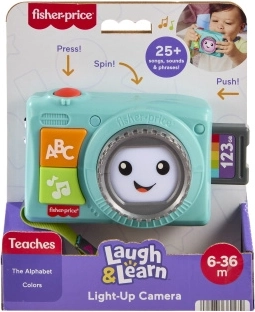 Fisher-Price interaktive Leuchtkamera für Kinder (Tschechisch/Slowakisch/Englisch/Ungarisch/Polnisch)