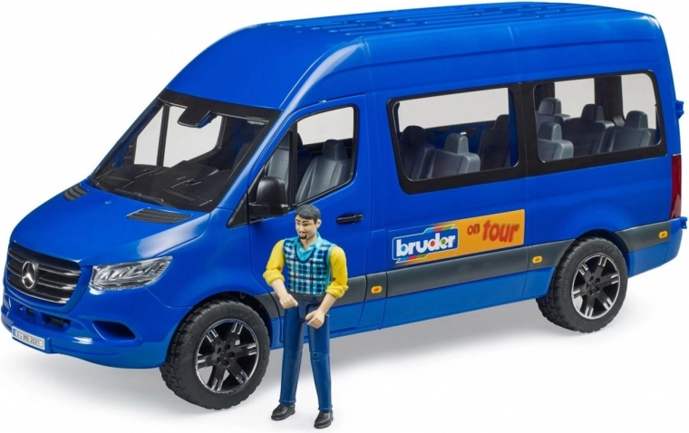 Mercedes Benz Sprinter Minibus blau mit Fahrer