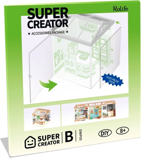 Staubschutztür für Miniaturen Super Creator – Typ B