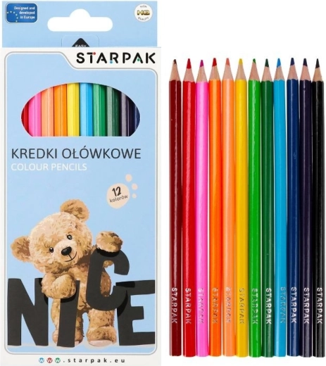 Buntstifte Bärchen dreieckig 12 Farben