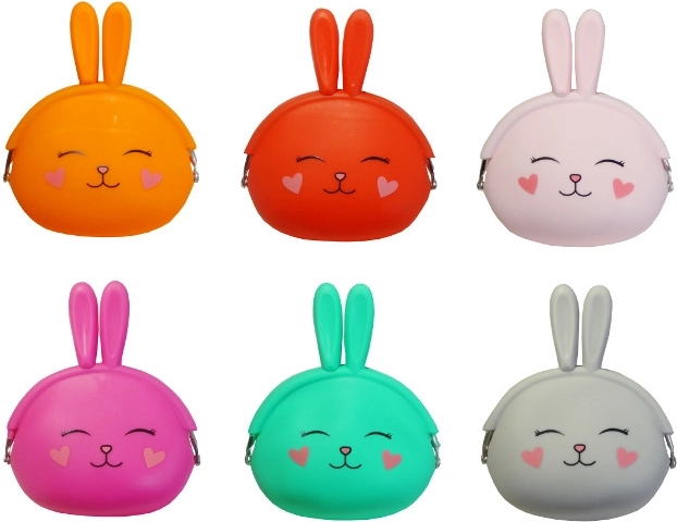 Silikon-Geldbörse mit Hasenmotiv