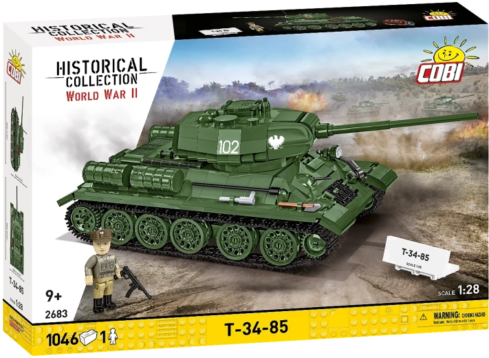 Cobi Bausatz Panzer T-34-85 2-in-1 1:28