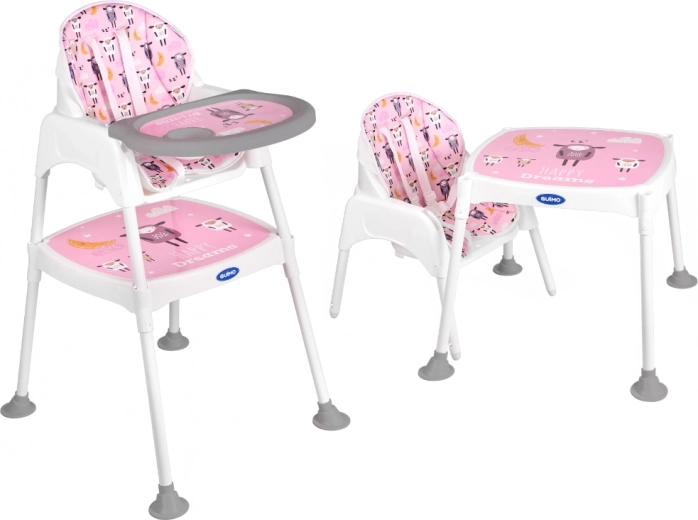 3-in-1 Hochstuhl mit Tisch Grün