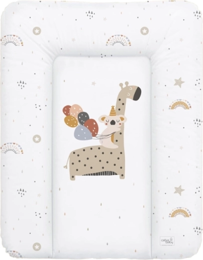 Ceba Baby weiche Wickelauflage für die Kommode Giraffe 50 × 70 cm
