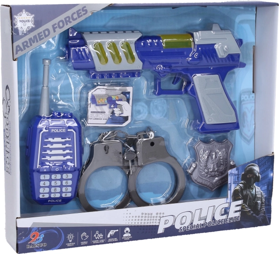 Polizei-Set mit 21,5-cm-Pistole
