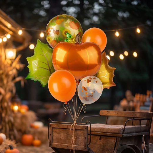 Mit Luft oder Helium aufblasen