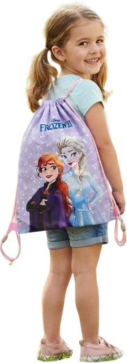Kinder-Turnbeutel Frozen II lila 40 × 35 cm