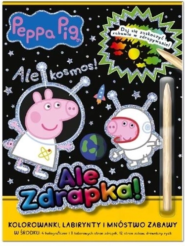 Peppa Wutz – Rubbel-Kratzbuch mit Rätseln: Ab ins All!
