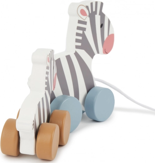 Bieco Ziehen – Holz-Zebras für die ersten Schritte