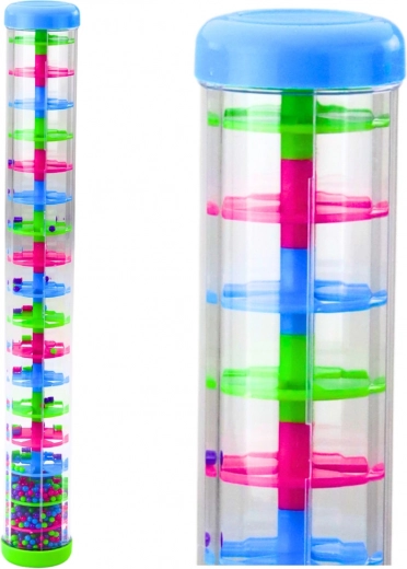 Große Sinnesröhre mit bunten Kugeln 40cm