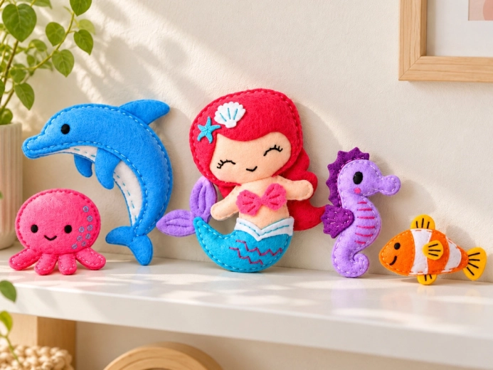 Märchenhafte Meeresfiguren