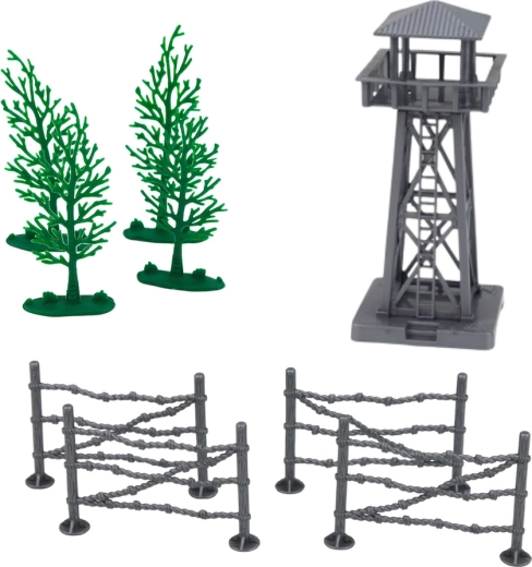 Wachturm und Spielzubehör