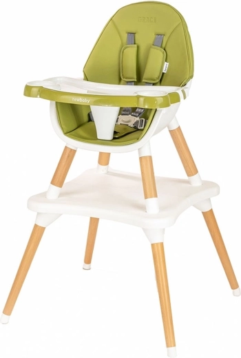 Kinderhochstuhl 3-in-1 NEW BABY Grace grün