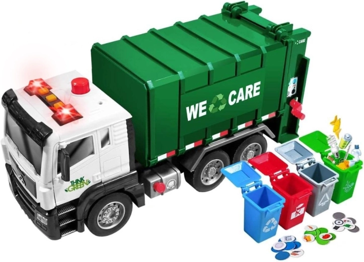 Mülltrennung lernen mit Mini-Tonnen und Spielchips