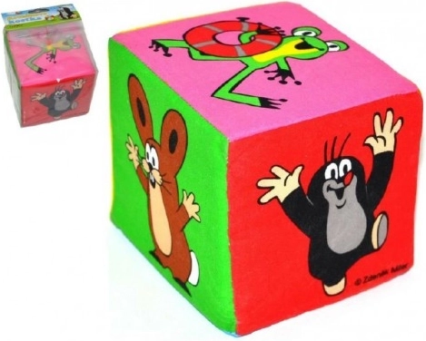 Textilwürfel Maulwurf 10 cm