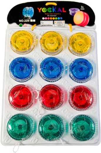 Transparentes Kunststoff-Jojo 5 cm – 1 Stück