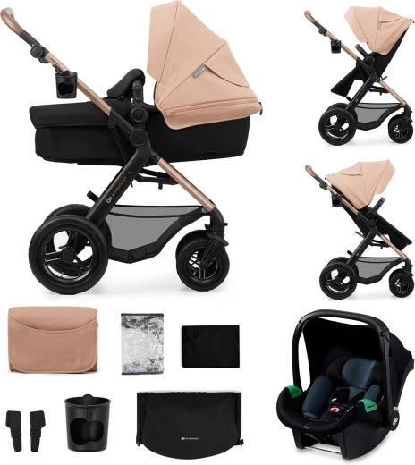 Kinderkraft Kombi-Kinderwagen Moov 2 Air 3in1 Moonlight Grey