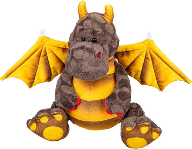 Plüsch-Brauner Drache 23 cm für Babys