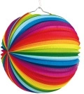 Regenbogen-Lampion 25 cm