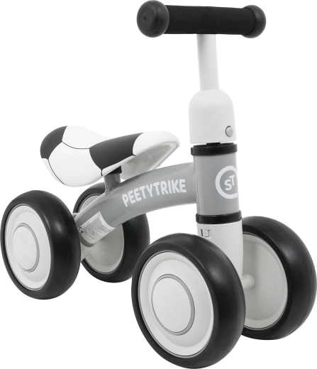 Kinder-Laufrad PETTYTRIKE vierrädrig – Weiß