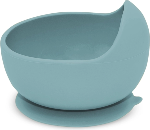 Petite&Mars Silikonschüssel mit Saugnapf Take&Match frosted sky 6m+