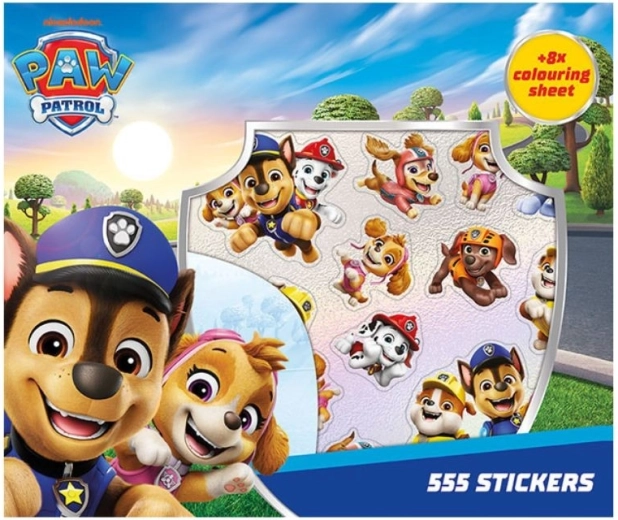 555 Sticker Paw Patrol