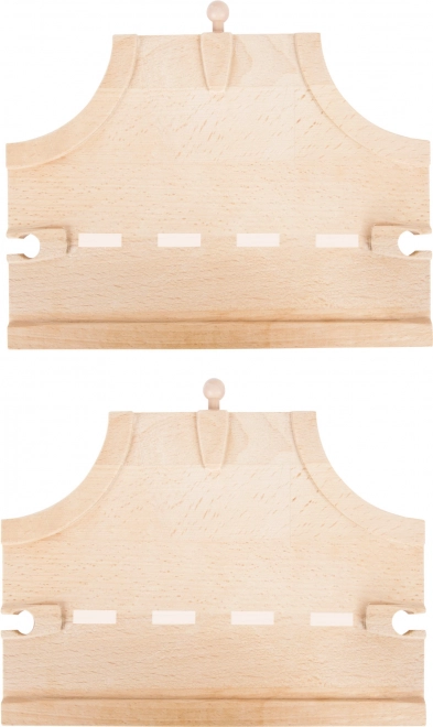 Small foot Holz-Autorennbahn – T-Kreuzung