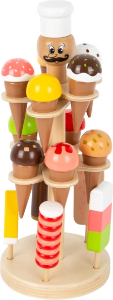 Drehbarer hölzerner Eisstand Luigi Gelato small foot
