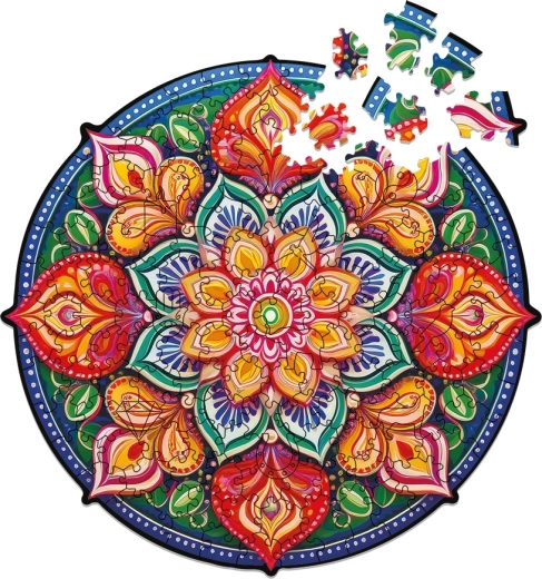Rundes Mandala mit 24 cm Durchmesser
