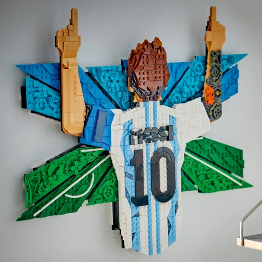 3D-Wandkunst mit ikonischem Jubel