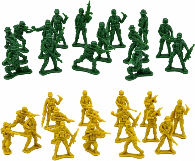 Soldaten in zwei Farben – Spiel für zwei Teams
