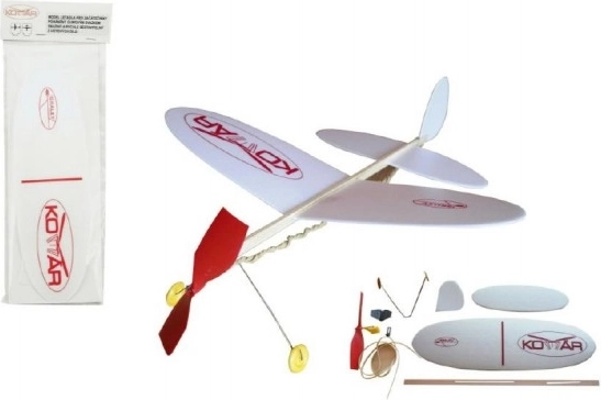 Wurfmodell Flugzeug Mücke mit Gummiantrieb