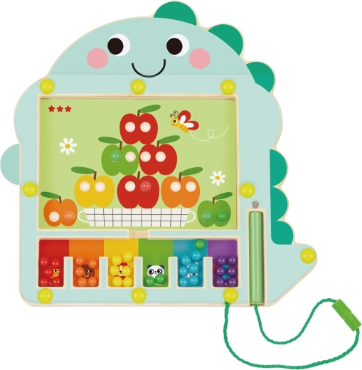 2Kids Toys Magnetisches Farbensortierspiel mit Dinosaurier